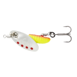 Savage Gear obrotówka #1  3,8g silver red yellow